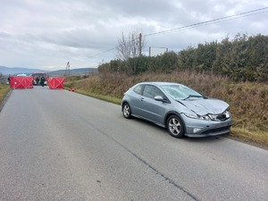 Miejsce tragicznego wypadku w Bieździadce