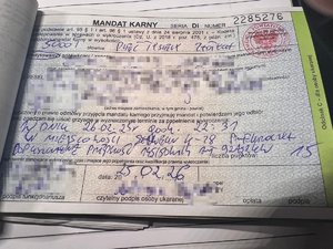 Mandat za przekroczenie prędkości