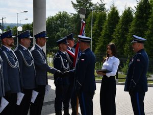 funkcjonariusze podczas Święta Policji