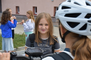 Dziewczynki podczas kręcenia spotu