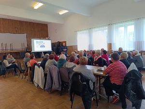 Dzielnicowi podczas spotkań z seniorami