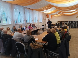 Dzielnicowi podczas spotkań z seniorami