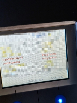 Wynik badania śliny