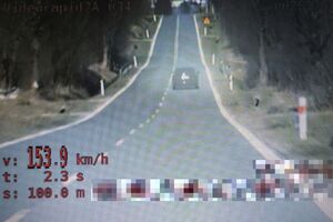 Zarejestrowane przekroczenie prędkości