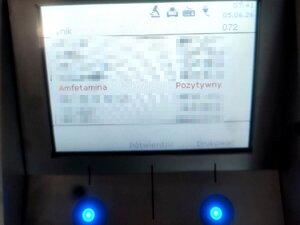 Pozytywny wynik badana na obecność narkotyków